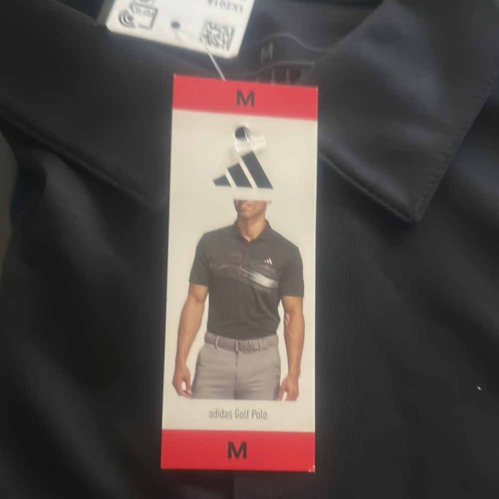 Adidas Black Performance Polo Shirt